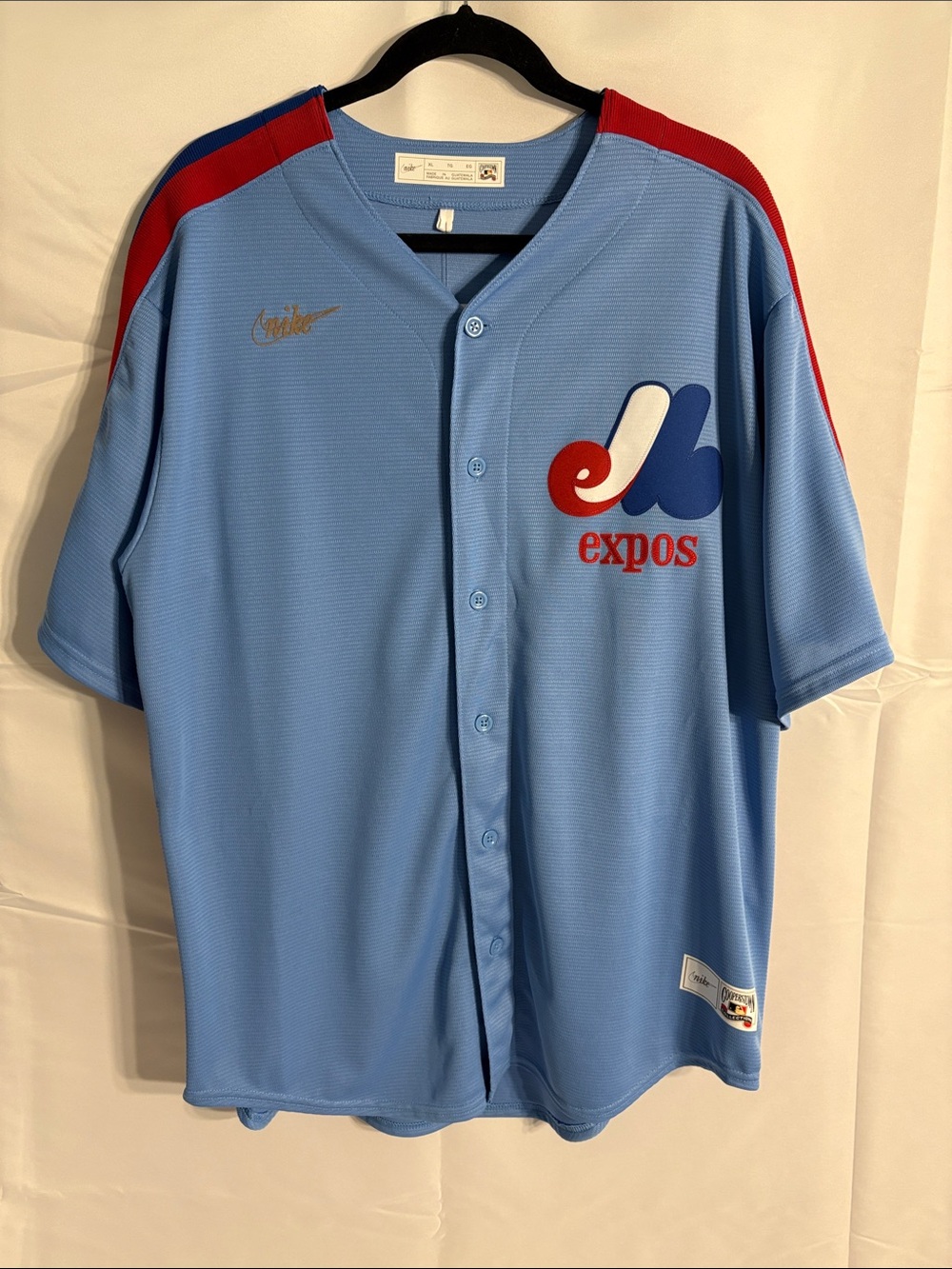 Montreal Expos Vladimir Guerrero Sr. Cooperstown Collection Jersey